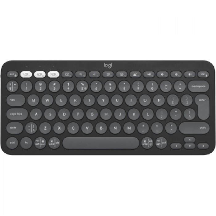 Клавіатура бездротова Logitech K380s Multi-Device Bluetooth UA Graphite