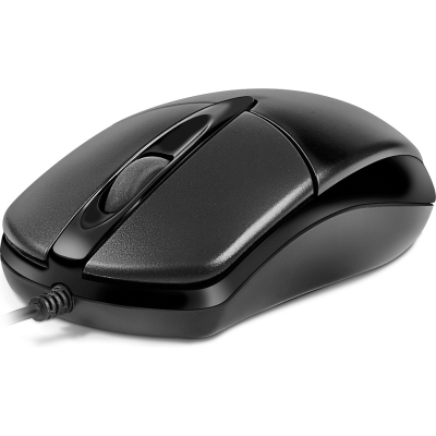 Миша дротова REAL-EL RM-214 USB Black