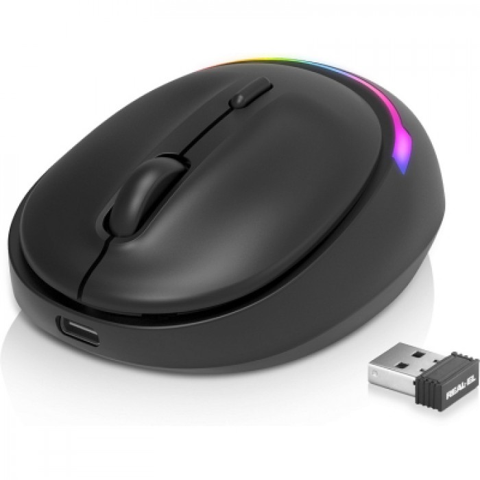Миша бездротова REAL-EL RM-440W Wireless/Bluetooth Black