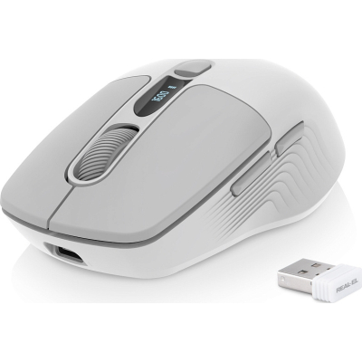 Миша бездротова REAL-EL RM-480W Wireless/Bluetooth White