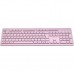 Клавіатура бездротова Canyon HKB-W01 Silent Wireless UA Pink