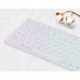 Клавіатура бездротова Canyon HKB-W11 Slim Dual Mode Wireless/Bluetooth RGB UA White