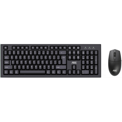 Комплект клавіатура та миша AOC KM210B Wireless UA Black