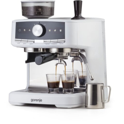 Кавоварка ріжкова еспресо Gorenje GSACM20W