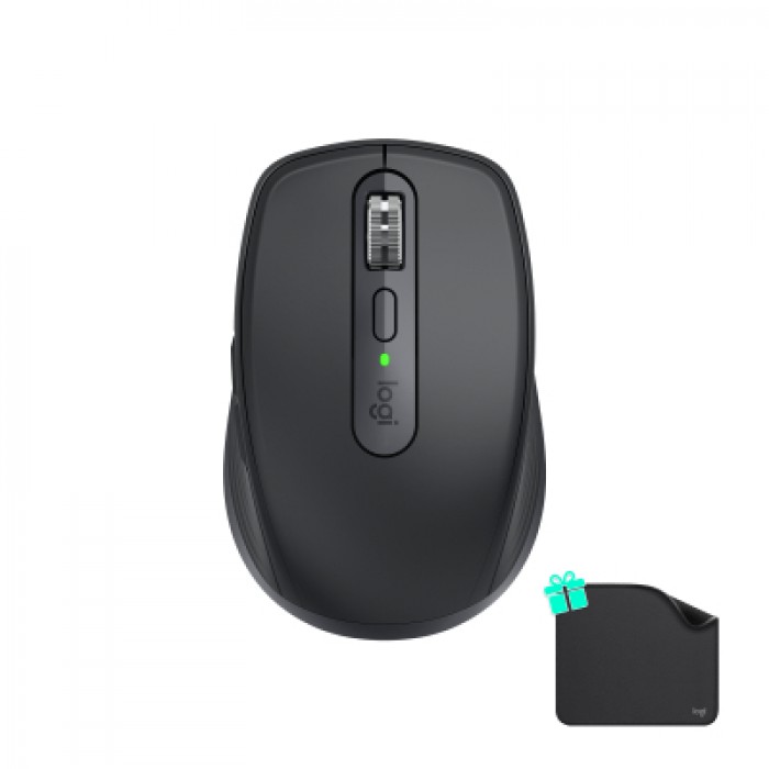 Миша бездротова Logitech MX Anywhere 3S for Business Wireless/Bluetooth + Mouse Pad Studio Series Graphite