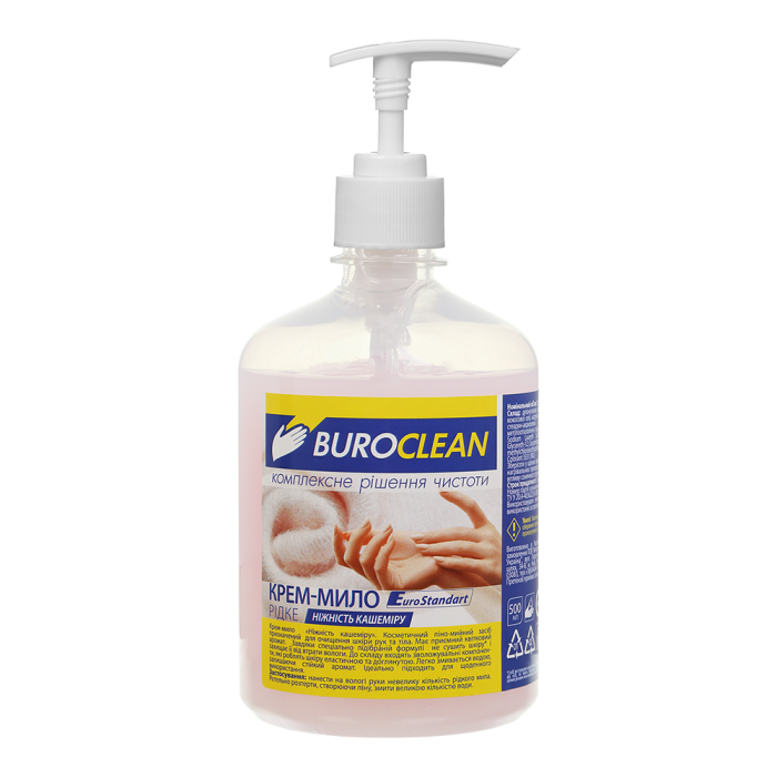 Крем-мило рідке BUROCLEAN Eurostandart Ніжність кашеміру 500мл.