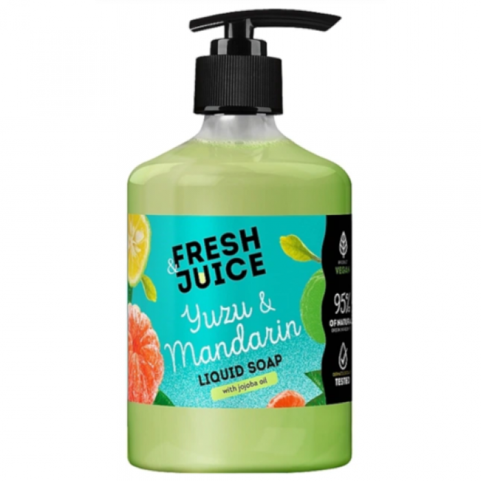 Мило рідке Fresh Juice 460мл. Yuzu & Mandarin