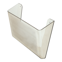 Лоток вертикальний настінний (димчастий) 80701