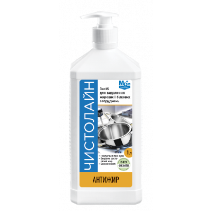 Чистолайн Антижир засіб миючий 1л