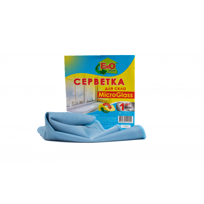 Серветка з мікрофібри для скла 30х30, 1шт