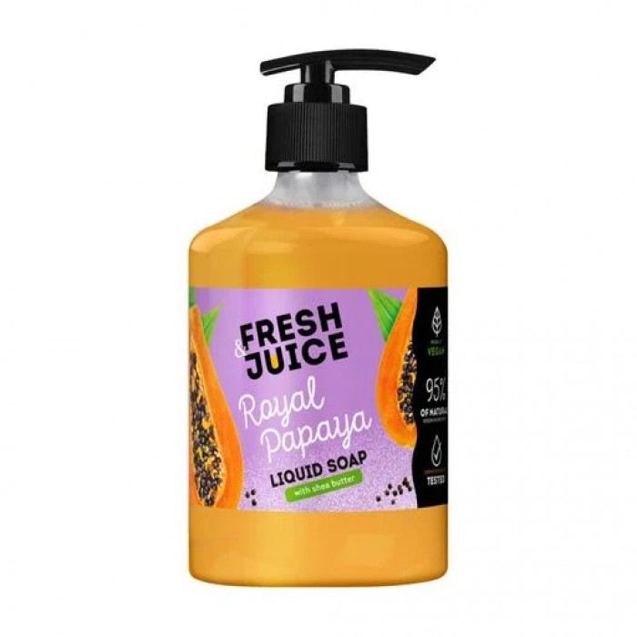 Мило рідке Fresh Juice 460мл. Royal Papaya