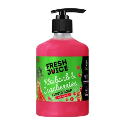Мило рідке Fresh Juice 460мл. Rhubarb & Cranberries