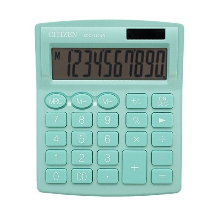Калькулятор CITIZEN SDC-812NRGNE green