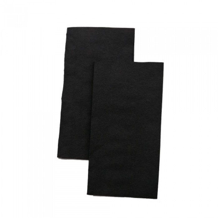 Салфетки столовые Silken 33х33 черные (1/8) 50шт/уп