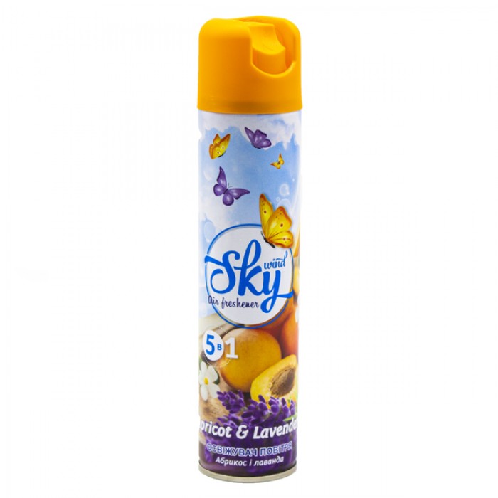 Sky Wind аерозоль Абрикос та лаванда 300мл.