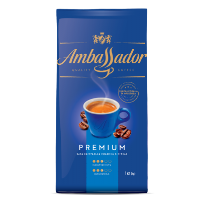 Кофе в зернах Ambassador Premium 1кг