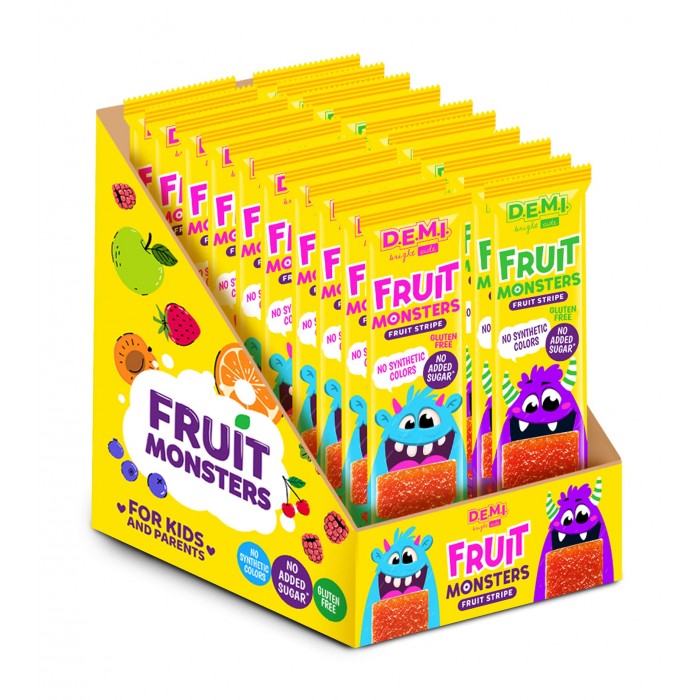 Пастила фруктовая Fruit Monsters Клубника 15г