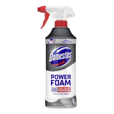 DOMESTOS Активная пена для унитазов и ванн Для удаления налета 435мл.