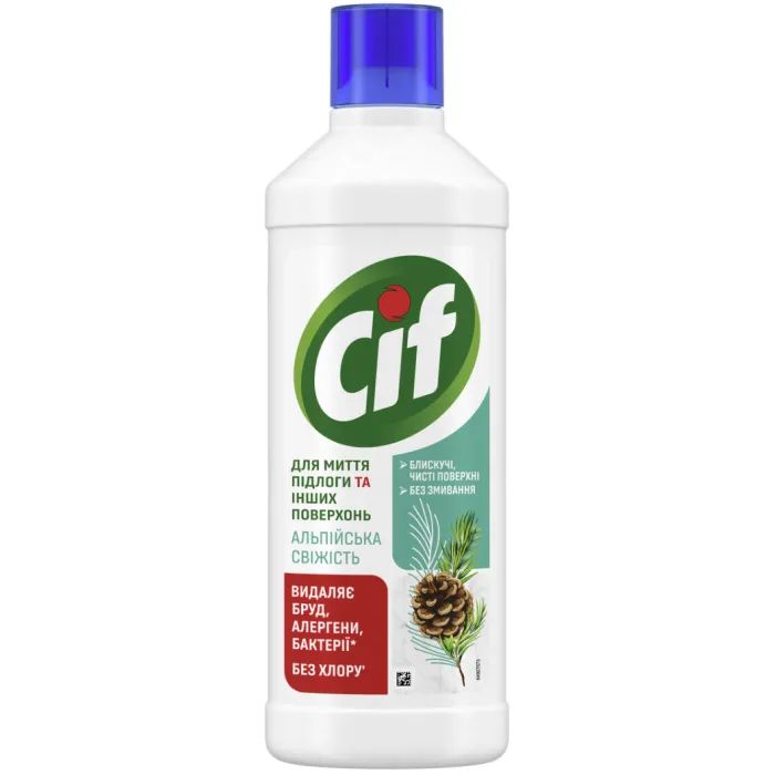 Средство для мытья полов и стен Cif  Альпийская свежесть 1,1л.