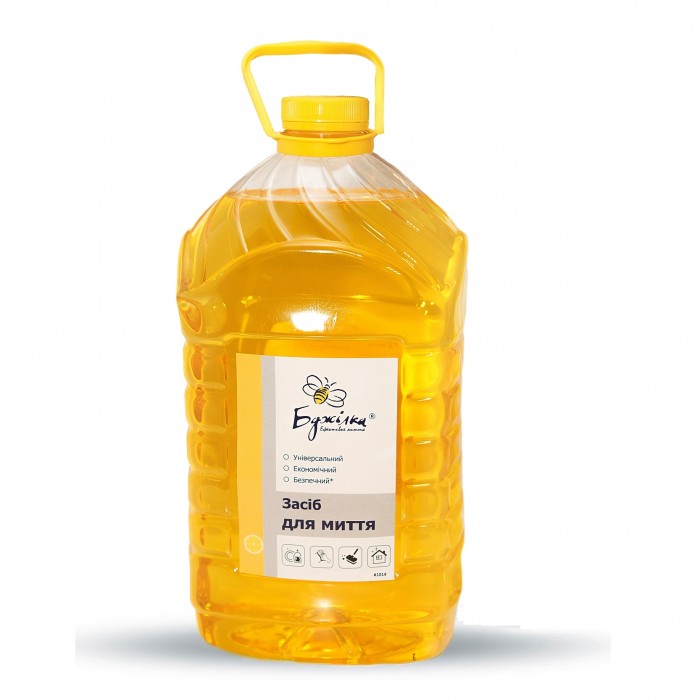 Засіб миючий для посуду Бджілка Лимон 5л.