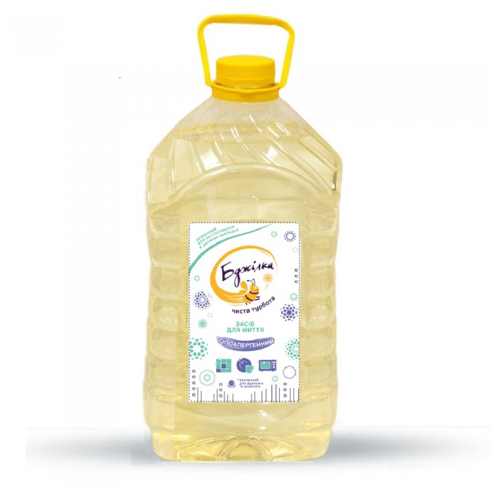 Засіб миючий для посуду Бджілка 5л.