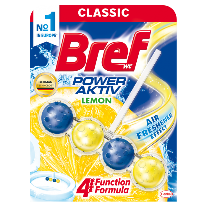 BREF блоки для унітазу 4 в 1 (в асорт) Лимонна свіжість