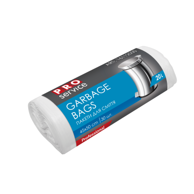 Пакеты для мусора 45х50см. 20л. 30шт.