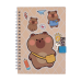 Блокнот Capybara із замком В6, 48арк, клітинка (асорті)