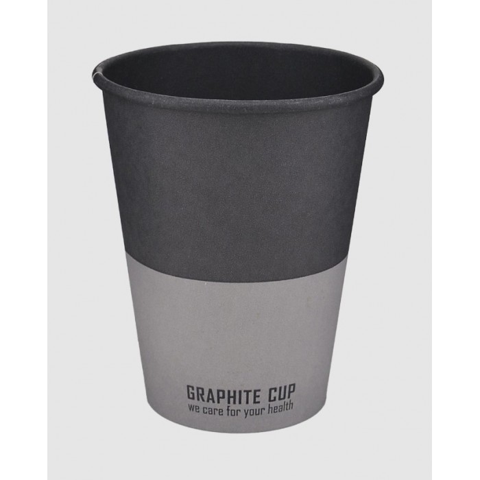 Стакан картонний 400мл, GRAPHITE CUP, 50шт/уп