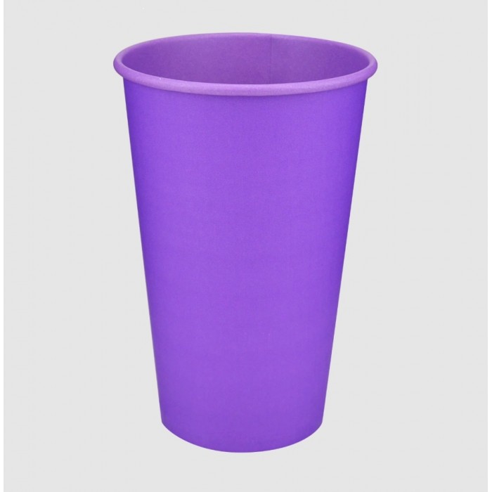 Стакан картонний 500мл, LAVANDA CUP, 50шт/уп