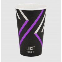 Стакан картонний 500мл, Just Drink, 50шт/уп