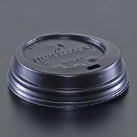 Кришка для картонного стакана D90, чорна 100шт/уп