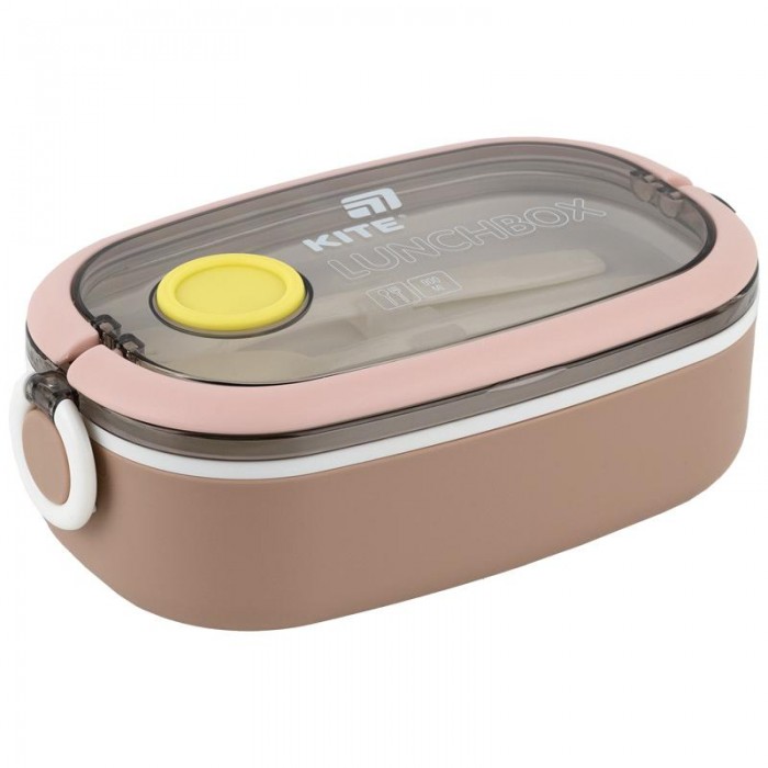 Ланчбокс для їжі з розділювачем 900мл. (бежевий)