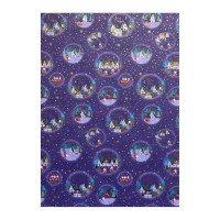 Бумага подарочная упаковочная 50х70см, в листах