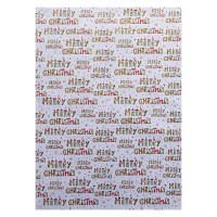 Бумага подарочная упаковочная 50х70см, в листах