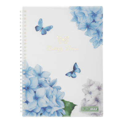 Тетрадь канцелярская Arabeski В5, 80л. клетка (прозрачный) BM.2586-00