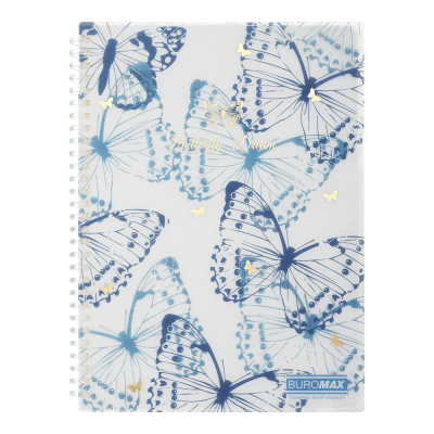 Тетрадь канцелярская Arabeski В5, 80л. клетка (синий) BM.2586-02