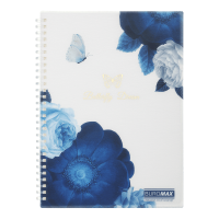 Тетрадь канцелярская Arabeski В5, 80л. клетка (темно-синий) BM.2586-03