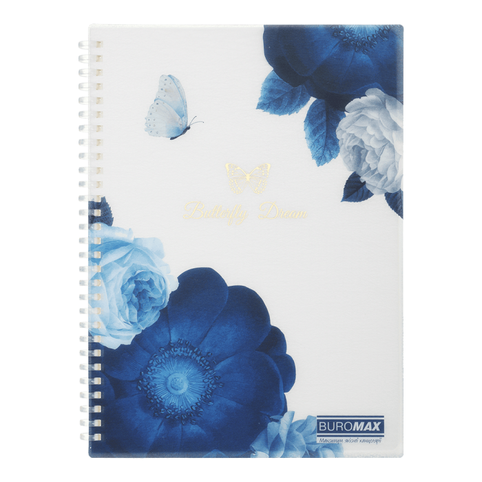 Тетрадь канцелярская Arabeski В5, 80л. клетка (темно-синий) BM.2586-03