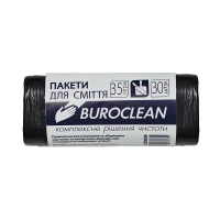 Пакети для сміття 45х55см. 35л. 30шт., чорний