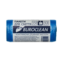 Пакети для сміття 45х55см. 35л. 30шт., синій