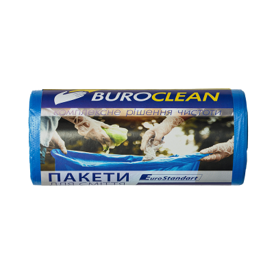 Пакети для сміття 60х70см, 60л. 20шт. синій
