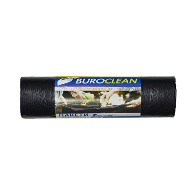 Пакети для сміття 160л. 10шт. чорний