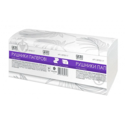 Полотенца листовые Comfort V-складка, 150л/уп (2-х слойные) белые