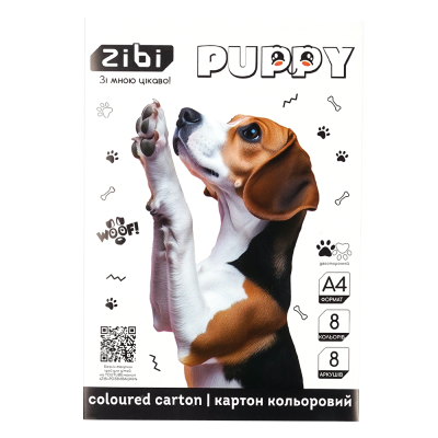 Набор цветного двухстороннего картона CATS&DOGS А4 ZB.1959-22