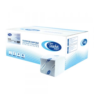 Туалетний папір листовий у пачці BASIC V-скл. (40 пачок у ящику) 