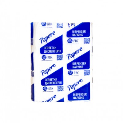 Серветки для диспенсера (2L-скл) 210х170мм.,білі, 200шт