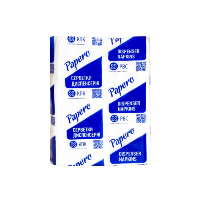 Серветки для диспенсера (2L-скл) 210х170мм.,білі, 200шт