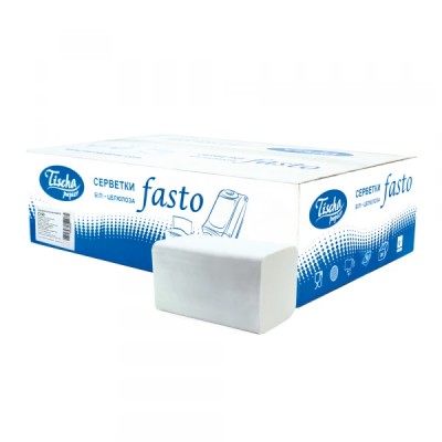 Салфетки столовые Fasto (V-скл) 16,9х22,5см.,белые, 190шт, 20пач/ящ. Салфетки столовые Fasto (V-скл) 16,9х22,5см.,белые, 190шт, 20пач/ящ.