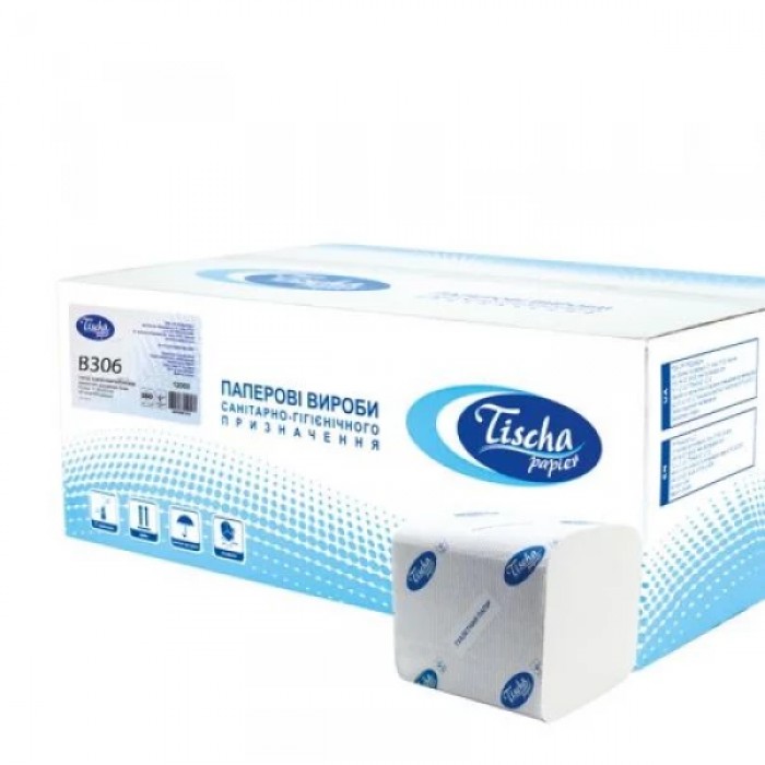 Туалетний папір листовий у пачці BASIC Z-скл. (40 пачок у ящику)